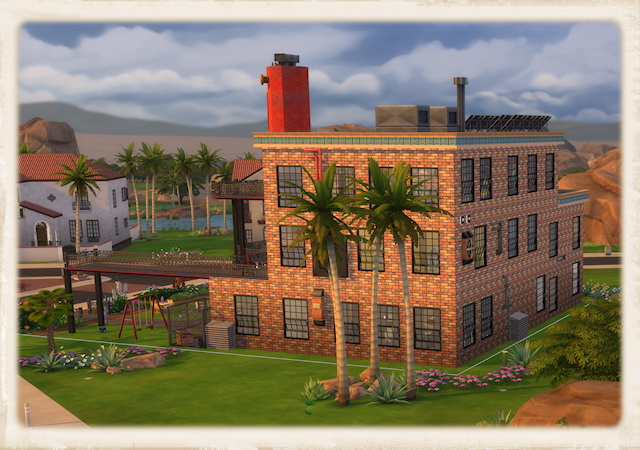 Sims 4 Old factory by Chalipo at All 4 Sims