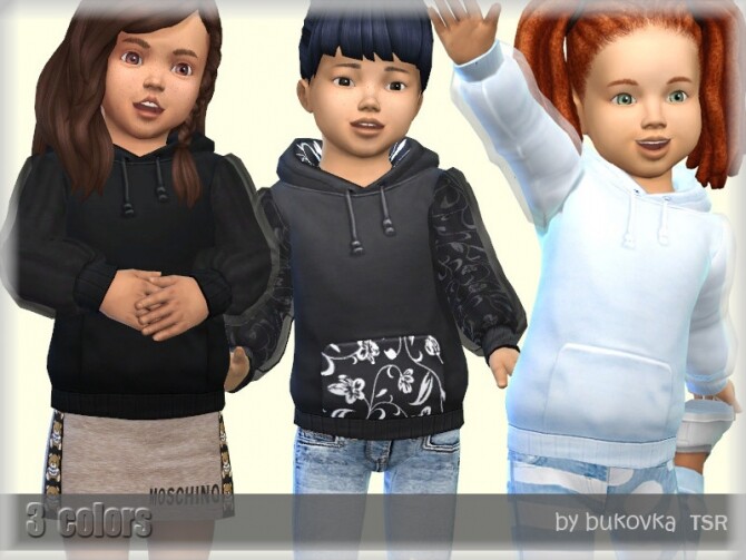 Sims 4 Hoody Toddler by bukovka at TSR