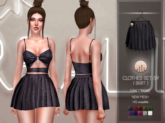 Sims 4 Clothes SET 59 (SKIRT) BD231 by busra tr at TSR