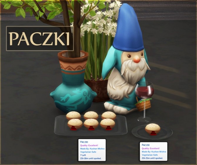 Sims 4 PACZKI CUSTOM FOOD Polish Cuisine at Icemunmun