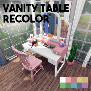 Vanity table recolor at L.Sim