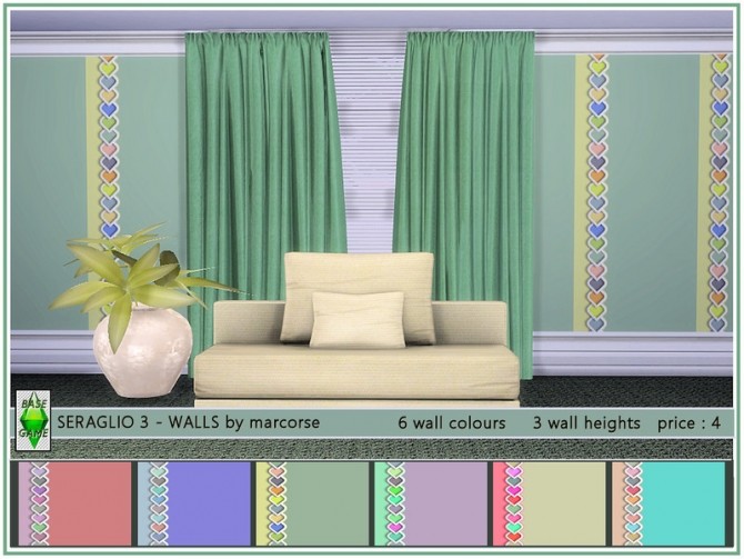 Sims 4 Seraglio 3 walls by marcorse at TSR