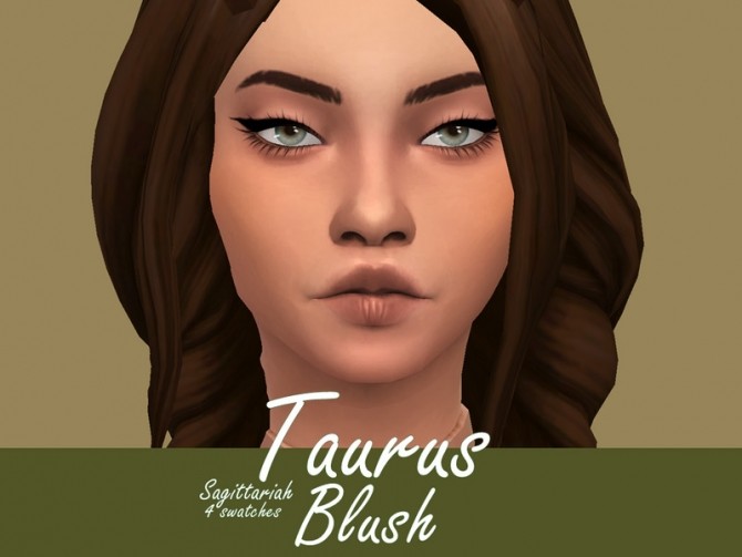 Sims 4 Taurus Blush by Sagittariah at TSR