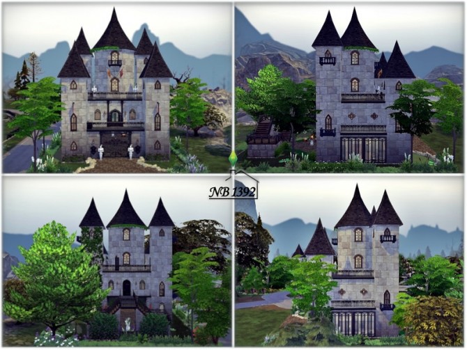 Sims 4 Ophelia Castle by nobody1392 at TSR