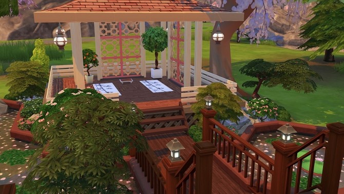 Sims 4 TRADITIONAL JAPANESE HOME at Aveline Sims