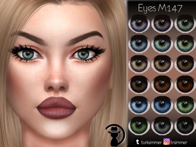 Sims 4 Eyes M147 by turksimmer at TSR