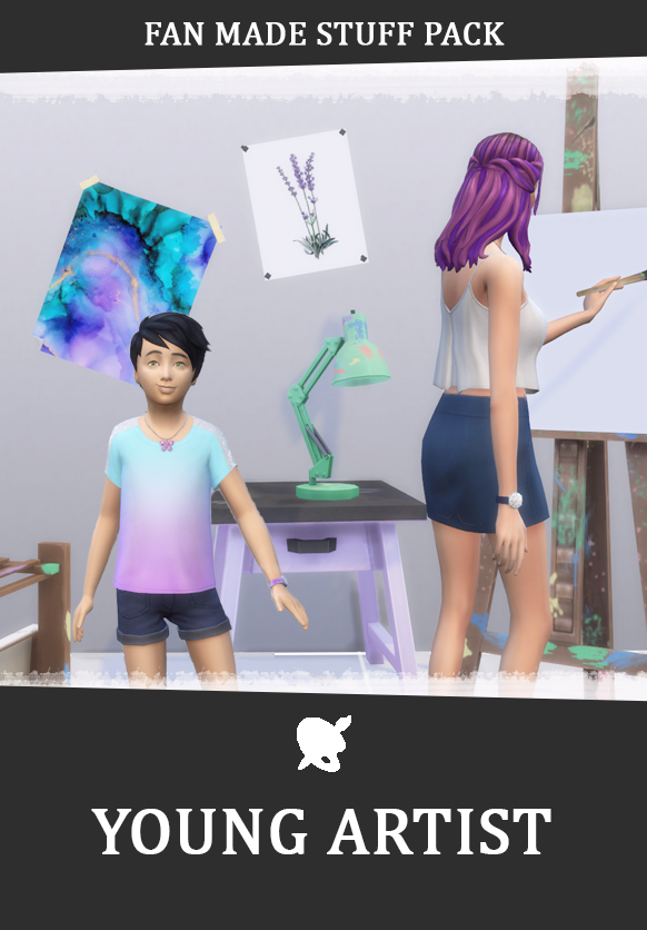 Sims 4 Young Artist Stuff Pack by ignifex at Mod The Sims