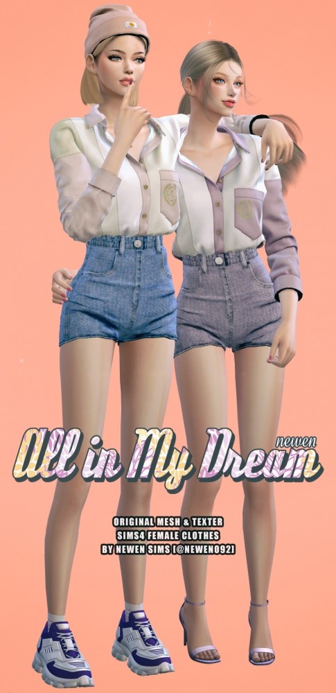 Sims 4 All in my dream set at NEWEN