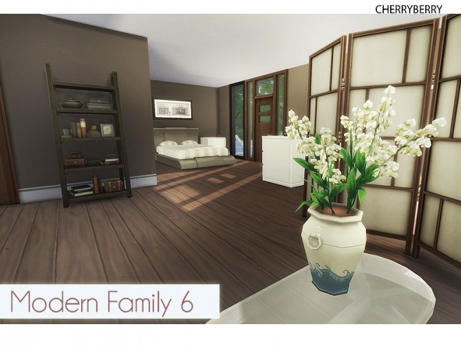 Sims 4 Modern Family Home 6 at Cherryberry