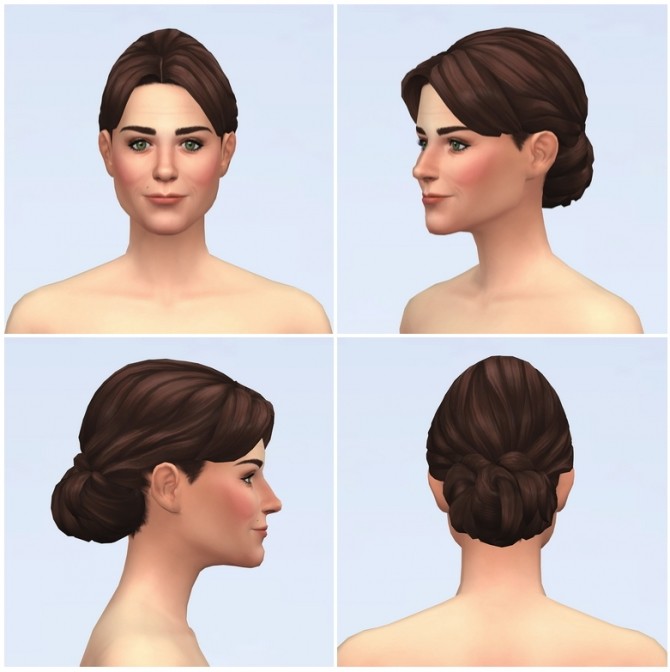 Sims 4 Kate Hair III / V2 at Rusty Nail