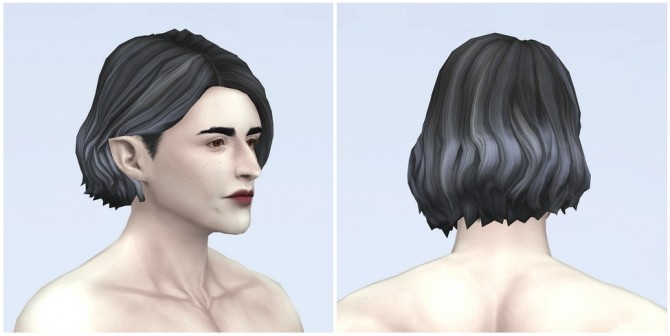 Sims 4 Shaggy Cutting Hair for M / V1 at Rusty Nail