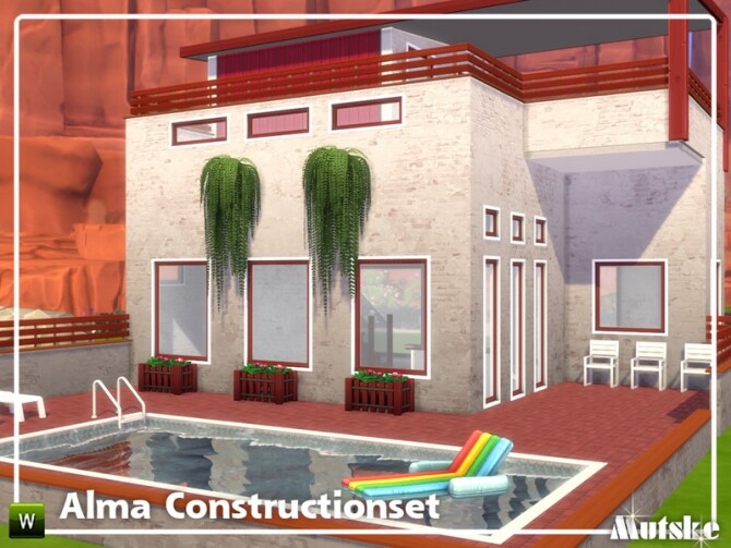 Sims 4 Alma Construction set Part 6 by mutske at TSR