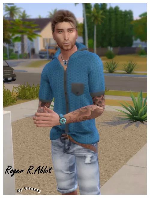 Sims 4 Roger R.Abbit & Peter de Has by Simmy at All 4 Sims