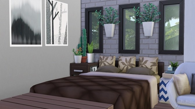 Sims 4 TINY MODERN A FRAME HOME at Aveline Sims