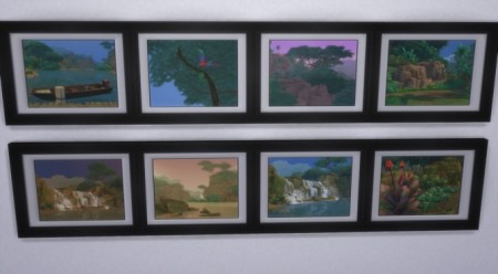 Selvadoradian nature paintings by Pyrenea at Sims Artists