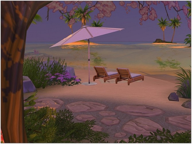 Blue Ocean house by lotsbymanal at TSR » Sims 4 Updates