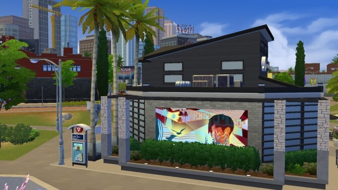 Sims 4 Hollywood Coffee by JudeEmmaNell at Mod The Sims
