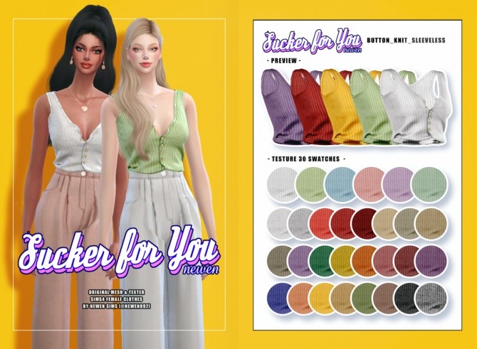 Sims 4 Sucker for you set at NEWEN