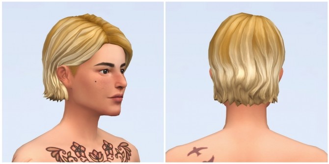 Sims 4 Shaggy Cutting Hair for F / V2 at Rusty Nail