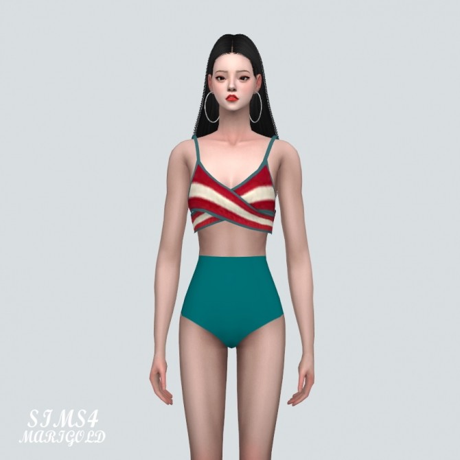 Sims 4 Lace Ribbon Bustier V3 at Marigold