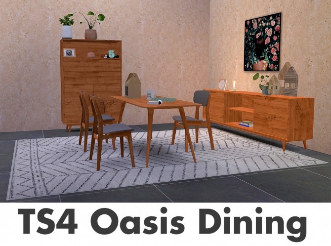 Sims 4 Recolors of Severinka’s Oasis Dining at Riekus13