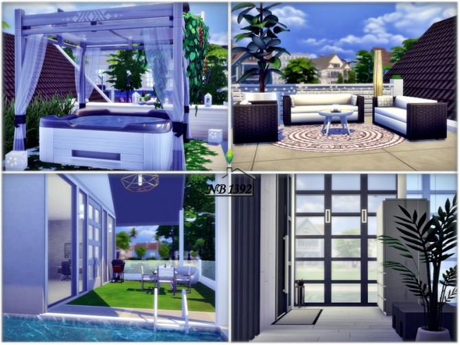 Sims 4 Belle Nouveaute small house by nobody1392 at TSR