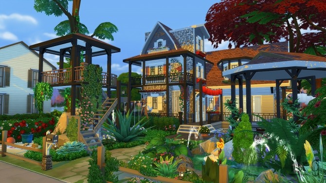 Sims 4 Agate Family House at Mister Glucose
