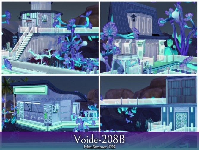 Sims 4 Void 208B home by Mini Simmer at TSR