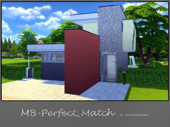 Sims 4 MB Perfect Match house by matomibotaki at TSR
