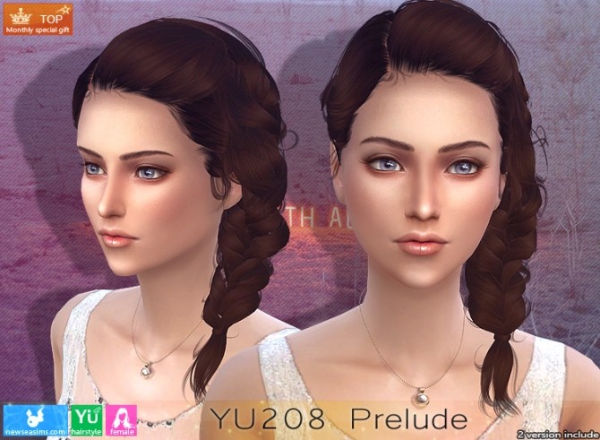 Sims 4 YU208 Prelude hair (P) at Newsea Sims 4