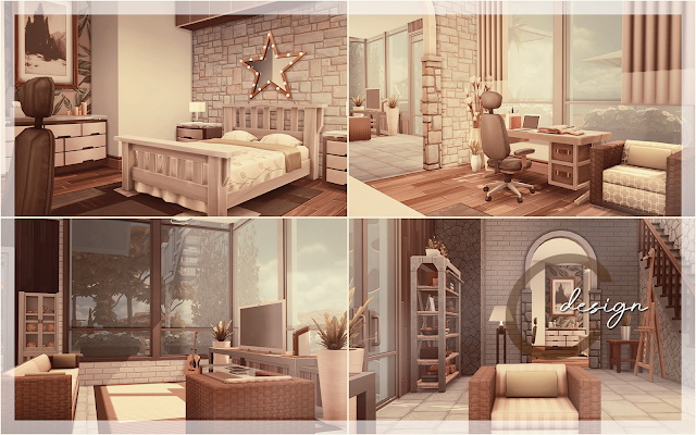 Sims 4 Modern Beach House at Cross Design