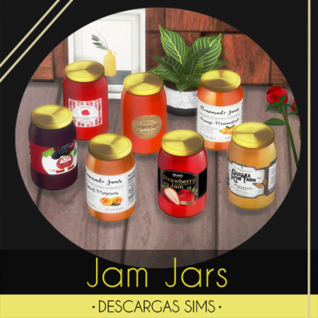 Jam Jars clutter at Descargas Sims