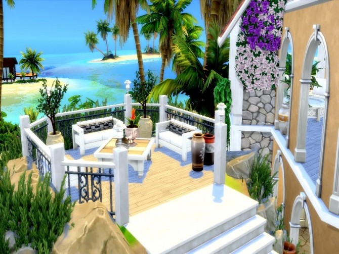 Sims 4 Paradise Mansion No CC by GenkaiHaretsu at TSR