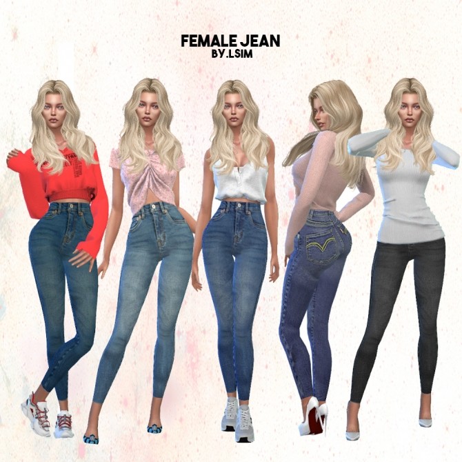 Sims 4 F jeans at L.Sim