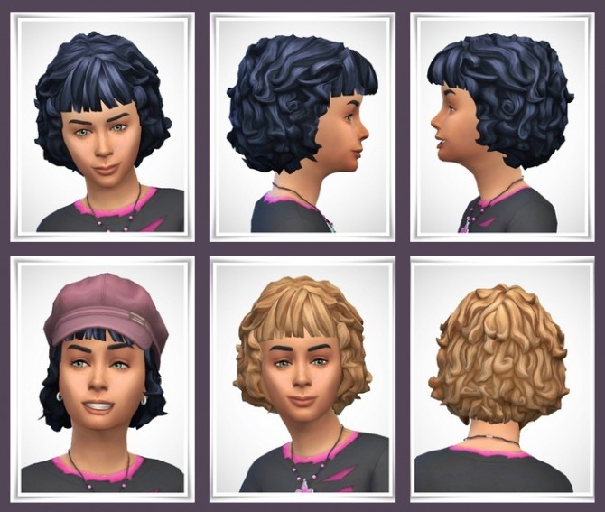 Sims 4 Carol Kids Hair at Birksches Sims Blog