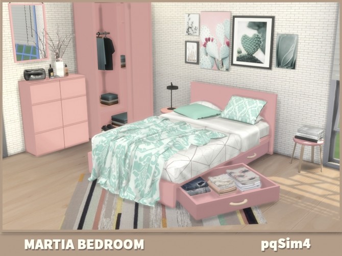 Sims 4 Martia Bedroom at pqSims4