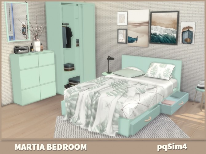 Sims 4 Martia Bedroom at pqSims4