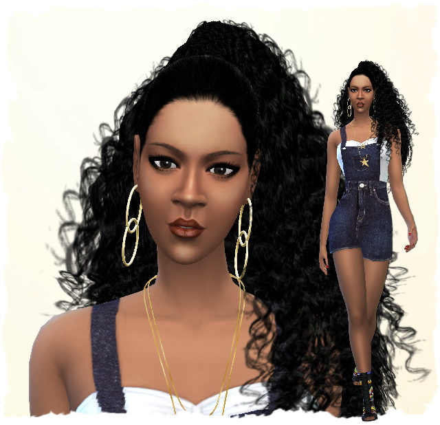 Sims 4 Luna Samuel by Chalipo at All 4 Sims