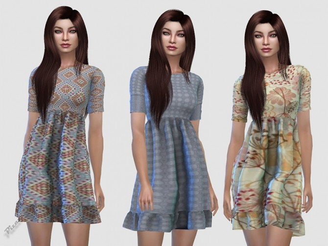 Sims 4 Spring Dress by pizazz at TSR