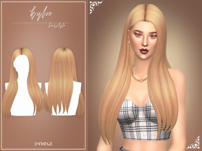 Sims 4 Kylie Hairstyle at Enriques4