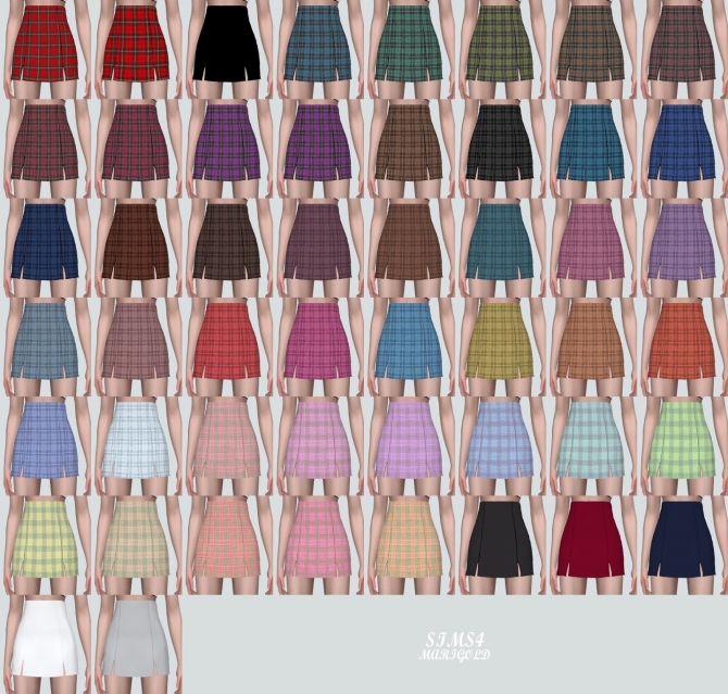 Slit Skirt at Marigold » Sims 4 Updates