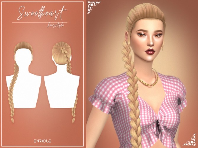 Sims 4 Sweetheart Hairstyle at Enriques4
