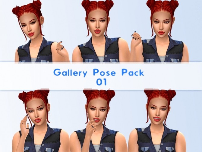 Sims 4 Gallery Pose Pack 01 at Katverse