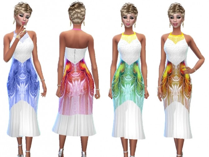 Sims 4 Tanita dress by TrudieOpp at TSR