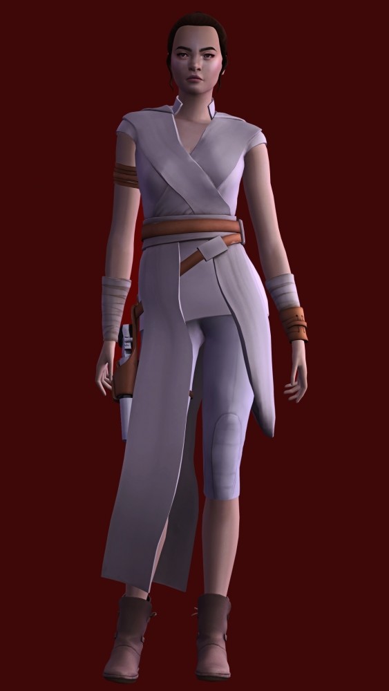 Sims 4 Fortnite Rey outfit & hair at Astya96