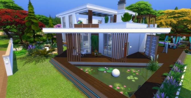 Sims 4 The house on plan by Reverlautre at L’UniverSims
