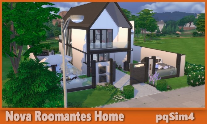 Sims 4 Nova Roomantes Home at pqSims4