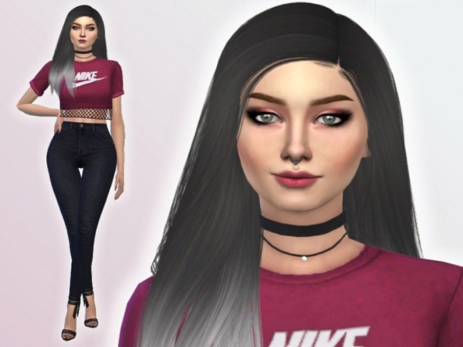 Sims 4 Sienna Dowell by Mini Simmer at TSR
