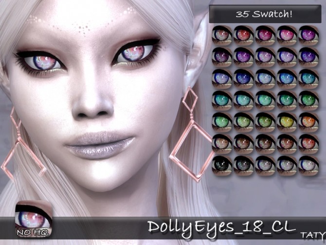 Sims 4 Dolly Eyes 18 CL by tatygagg at TSR