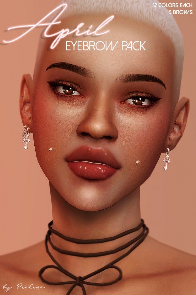 sims 4 custom content eyebrows